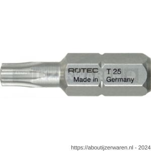 Rotec 806 schroefbit Basic C6.3 Torx T 45x25 mm set 10 stuks - W50910527 - afbeelding 1