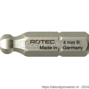 Rotec 811 inbus schroefbit Basic C6.3 SW 5,0x25 mm kogelkop set 10 stuks - W50910642 - afbeelding 1