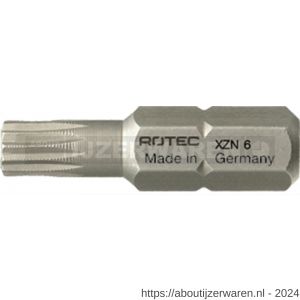 Rotec 813 schroefbit Basic C6.3 veeltand XZN M6x25 mm set 10 stuks - W50910664 - afbeelding 1