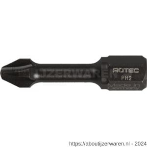 Rotec 817 Impact schroefbit Basic C6.3 Phillips PH 1x30 mm set 10 stuks - W50910712 - afbeelding 1