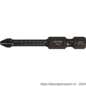 Rotec 817 Impact schroefbit Basic E6.3 Phillips PH 1x50 mm E6.3 set 5 stuks - W50910715 - afbeelding 1