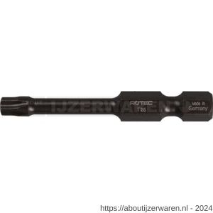 Rotec 817 Impact schroefbit Basic Torx T 10x50 mm E6.3 set 5 stuks - W50910742 - afbeelding 1