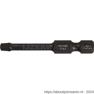 Rotec 817 Impact schroefbit Basic E6.3 Robertson SQD 2x50 mm E6.3 set 5 stuks - W50910764 - afbeelding 1