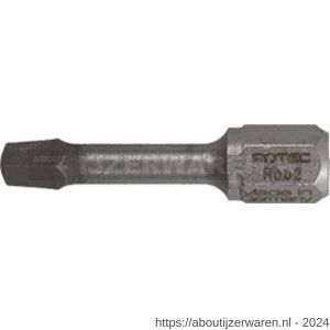 Rotec 817 Impact schroefbit Diamond C6.3 Robertson SQD 1x30 mm set 10 stuks - W50910766 - afbeelding 1