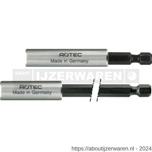 Rotec 818 bithouder E6.3x250 magnetisch huls diameter 10x35 mm met C-ring set 10 stuks - W50910788 - afbeelding 1