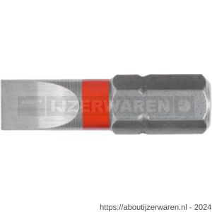 Rotec 827 schroefbit Opti-Line C6.3 zaagsnede SL 6,0x1,0 mm L=25 mm set 25 stuks - W50910905 - afbeelding 1