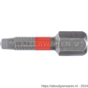 Rotec 827 Opti-Line schroefbit C6.3 Robertson SQD 2x25 mm set 25 stuks - W50910919 - afbeelding 1