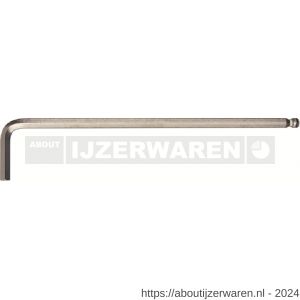 Rotec 882 inbussleutel met kogelkop lang metrisch SW 8,0x200 mm vernikkeld - W50911101 - afbeelding 1