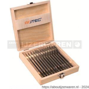 Rotec 230 Speedborenset 230 13 delig diameter 6-25 mm hout - W50911194 - afbeelding 1