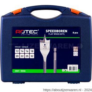 Rotec 230 Speedborenset 230 8 delig diameter 12-32 mm kunststof - W50911197 - afbeelding 2