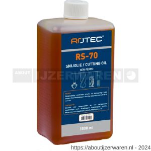 Rotec 901 snijolie RS-70 NF non-ferro flacon 1 L - W50911288 - afbeelding 1