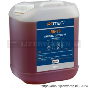 Rotec 901 snijolie RS-70 NF non-ferro jerry-can 5 L - W50911292 - afbeelding 1
