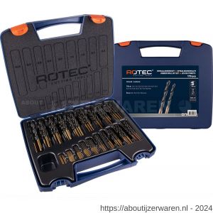 Rotec 101 spiraalborenset 101 Precise DIN 338 170 delig diameter 1-10 mm - W50911174 - afbeelding 1