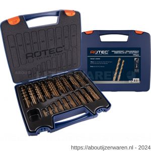 Rotec 111 spiraalborenset 111 DIN 338 type N 170 delig diameter 1-10 mm - W50911176 - afbeelding 1