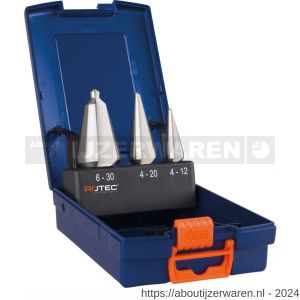 Rotec 420 conische plaatborenset 420 3 delig nummer 1-2-3 ABS - W50911263 - afbeelding 1