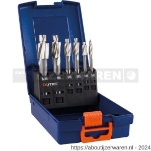 Rotec 418 kopverzinkfreesset 418 DIN373 6 delig M3-M10 voor kerngaten - W50911268 - afbeelding 1