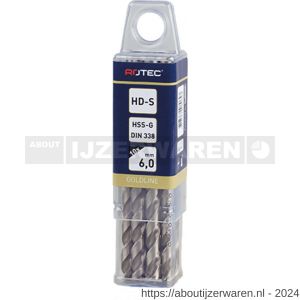 Rotec 102 HSS-G spiraalboor DIN 338 type HD-S diameter 18,0x130x191 mm d2=13 mm - W50900544 - afbeelding 3