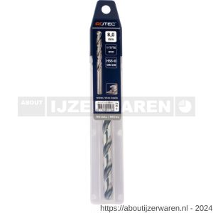 Rotec 105 HSS-G spiraalboor DIN 338 type N diameter 5,4x57x93 mm - W50911901 - afbeelding 3