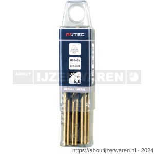 Rotec 111 HSS-E spiraalboor DIN 338 type N diameter 3,2x35x65 mm set 10 stuks - W50900959 - afbeelding 3