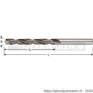 Rotec 118 HM spiraalboor DIN 338 type N HM-bezet diameter 14,5x114x169 mm - W50901511 - afbeelding 2