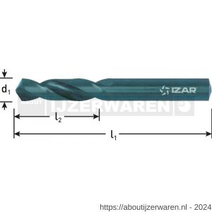 Rotec Izar 131 HSS-G plaatwerkboor DIN 1897 type N diameter 4,5x24x58 mm set 10 stuks - W50901636 - afbeelding 2