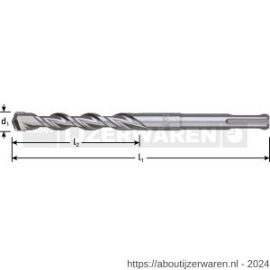 Rotec 200 hamerboor SDS Plus V-Breaker diameter 6,5x200x260 mm - W50902993 - afbeelding 2