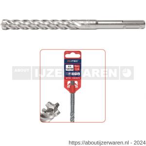 Rotec 202 hamerboor SDS Plus Quattro-X diameter 8,0x200x265 mm - W50903223 - afbeelding 3