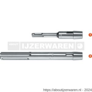 Rotec 207.5 adapter SDS Max > K-konus (1:8) L=450 mm - W50903426 - afbeelding 1