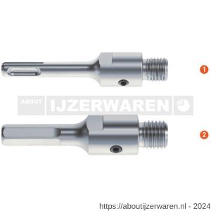 Rotec 208 adapter SDS Plus > M16 L=105 mm - W50903439 - afbeelding 1