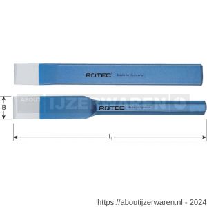 Rotec 218.05 sleuvenbeitel achtkant 30x230 mm - W50903623 - afbeelding 2