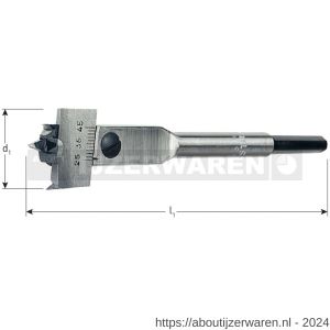 Rotec 231.9 verstelbare speedboor L=170 diameter 70-110 mm - W50903827 - afbeelding 2