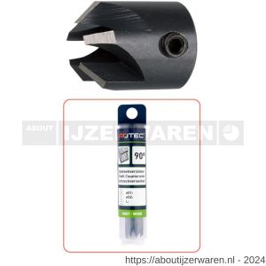 Rotec 239 WS opsteekverzinkboor 90 graden 5 snijkanten 8,0x20 mm - W50903975 - afbeelding 3