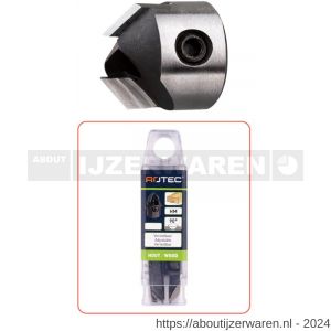 Rotec 239.3 HM opsteekverzinkboor 90 graden diameter 10 mm - W50903990 - afbeelding 3