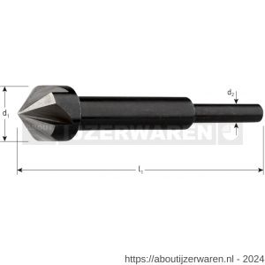 Rotec 239.5 WS verzinkboor DIN 6444 B voor hout diameter 30 mm - W50903999 - afbeelding 2