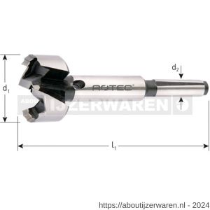 Rotec 246.1 WS Forstnerboor Multi-Function Wave-Cutter DIN 7483 G diameter 30x90 mm - W50911721 - afbeelding 2