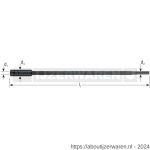 Rotec 246.9 verlengstuk voor Wave-Cutter cilinderkopboren diameter 10x330 mm - W50904284 - afbeelding 2