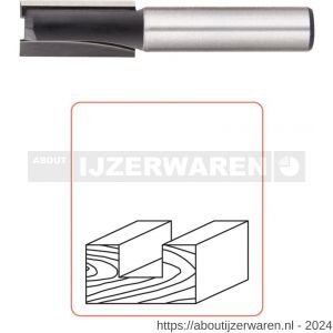 Rotec 270 HM groeffrees Silver-Line d2=8 mm D=10,0 mm - W50904438 - afbeelding 3