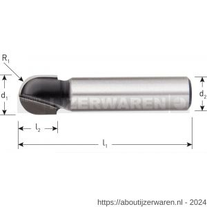 Rotec 270 HM holprofielfrees Silver-Line d2=8 mm diameter 12,7 mm - W50904449 - afbeelding 2