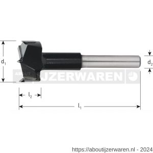 Rotec 270 HM scharniergatfrees Silver-Line d2=8 mm diameter 26 mm - W50904464 - afbeelding 2