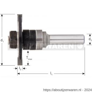 Rotec 270 HM schijffrees Silver-Line diameter 40x4 mm - W50904471 - afbeelding 2