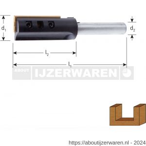 Rotec 271 HM groeffrees wisselplaat Gold-Line diameter 22x30 mm d2=8 mm - W50904579 - afbeelding 2