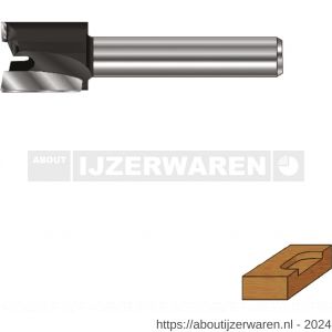 Rotec 271 HM vlakfrees Gold-Line diameter 30 mm d2=8 mm - W50904655 - afbeelding 1