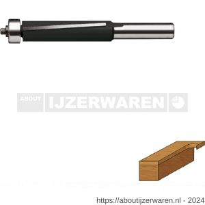 Rotec 271 HM kantenfrees schuin helix Gold-Line diameter 12,7x25,4 mm d2=8 mm - W50904665 - afbeelding 1