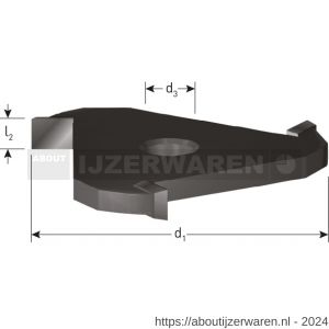 Rotec 271 HM schijffrees Z3 Gold-Line diameter 47,6x4 mm spindel 8 mm - W50904698 - afbeelding 2