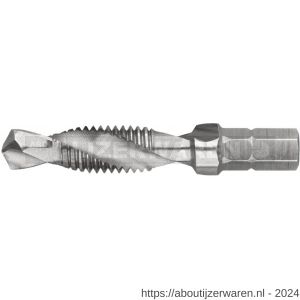 Rotec 355 HSS combi-boor tap-bit 1/4 inch 3126 C6.3-bit-aansluiting M5 - W50905222 - afbeelding 1