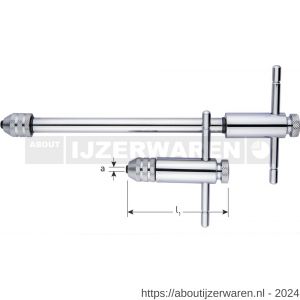 Rotec 380 tapkruk met ratel nummer 2 M5-M12 - W50905940 - afbeelding 2