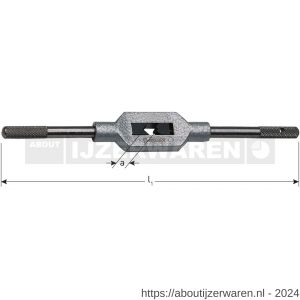 Rotec 380 wringijzer DIN 1814 aluminium nummer 5L - W50905964 - afbeelding 2