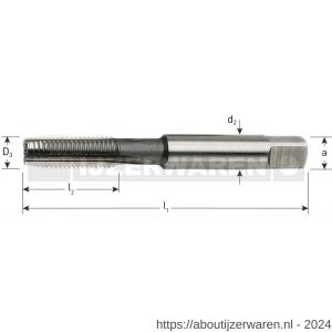 Rotec 385 RO-Coil HSS eindsnijder doorlopend metrisch M5x0,8 mm - W50905992 - afbeelding 2