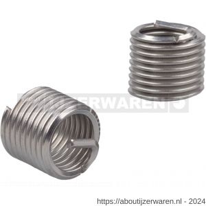 Rotec 389 Ro-Coil draadinsert UNC nummer 10 TPI 24 1,5xD set 100 stuks - W50906140 - afbeelding 1