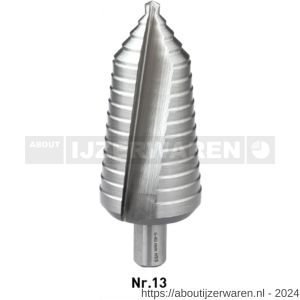 Rotec 425 HSS trappenboor Splitpoint nummer 13 6,0-40,0 mm - W50906428 - afbeelding 1